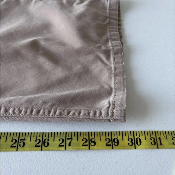 L‎ L Bean Classic Fit Straight Leg Tan Jeans Women Size 12 Casual School Stretch - Picture 11 of 12